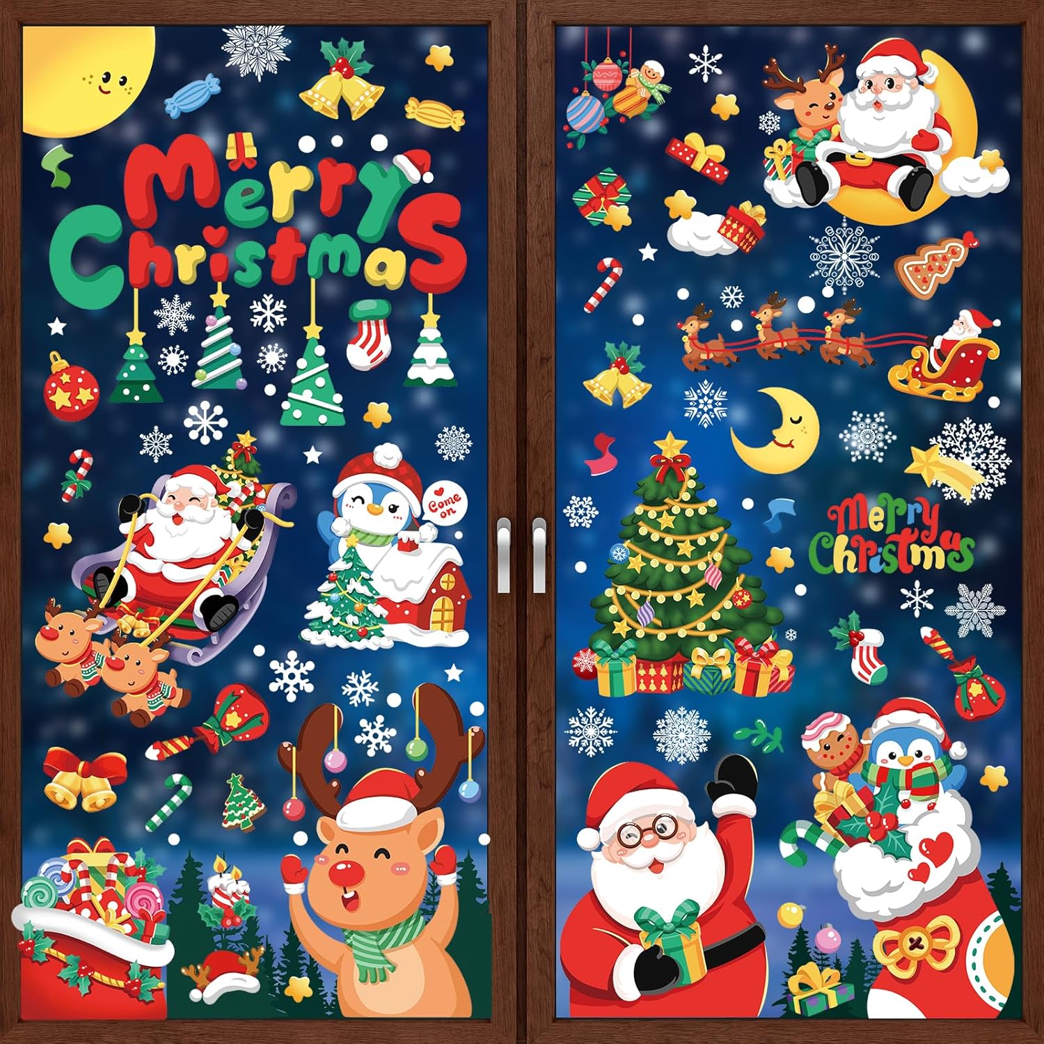 Wothfav Stickers fenêtre Saint Valentin 9 🪟