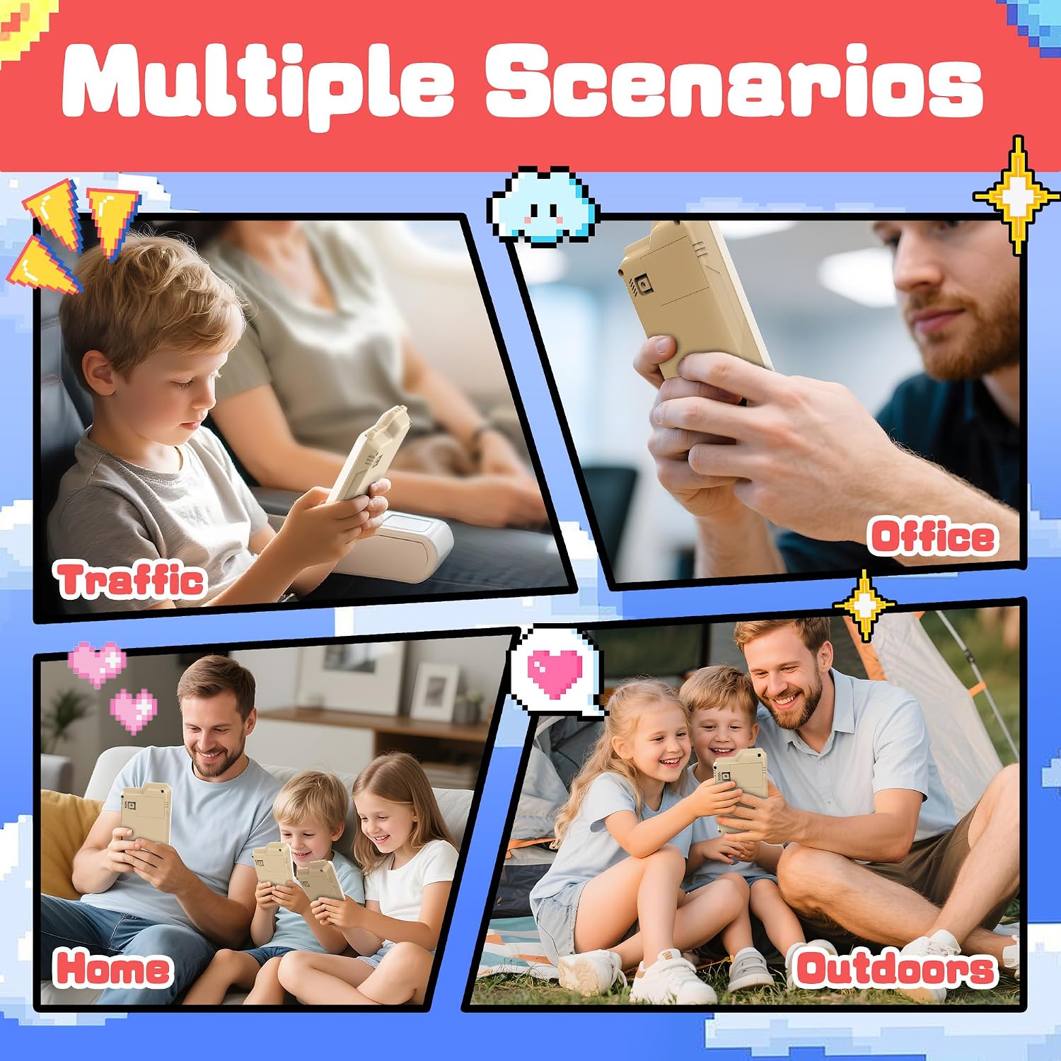 Detalle de SMILESSKIDDO Kids’ Electronic Sliding Puzzle, 1,000+ Challenges
