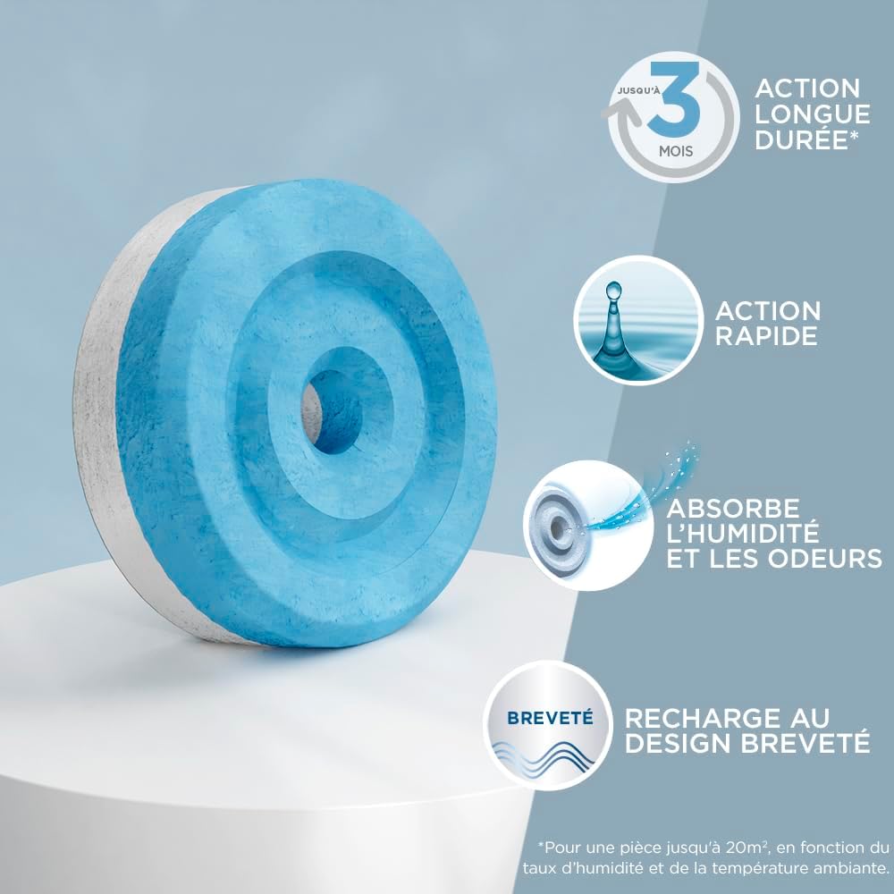 Thumbnail 2 de Rubson AERO 360° TAB – Recharges neutres (6 x 450 g) pour absorbeur d’humidité et anti-odeurs