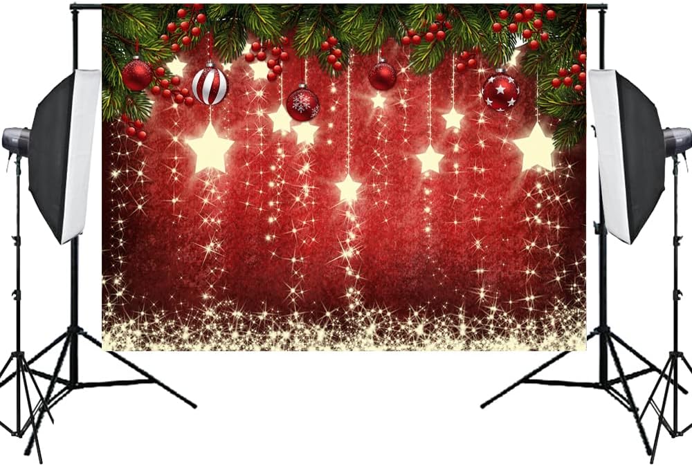 Detalle de Aisnyho Christmas Backdrop 8x6ft photo banner