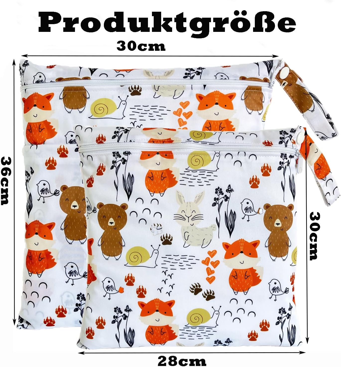 Detalle 2 de TRASUN Wetbag 2er Set für Nassbeutel