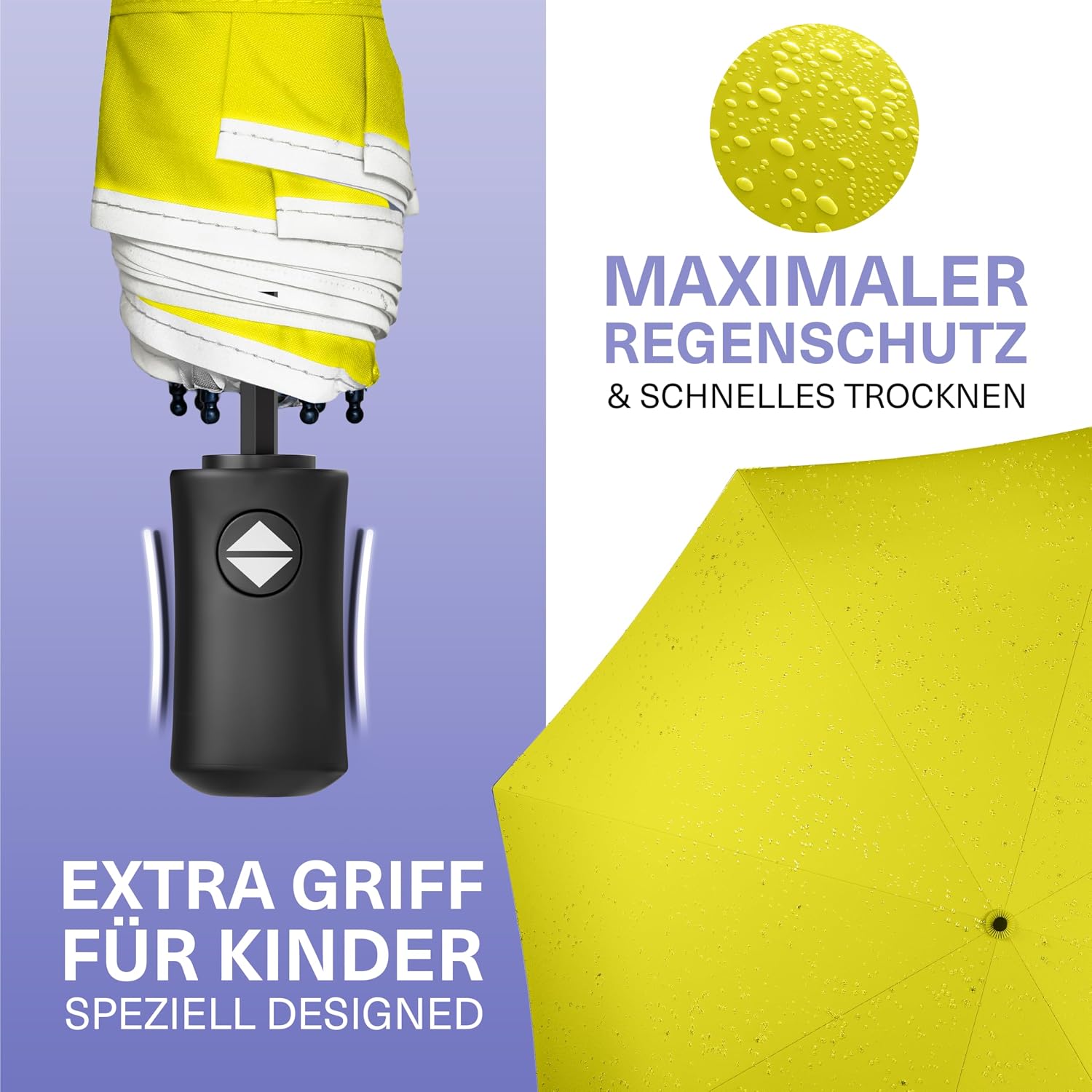 Detalle 2 de STYNGARD Regenschirm automatik Kinder Schulranzenmodell ☂