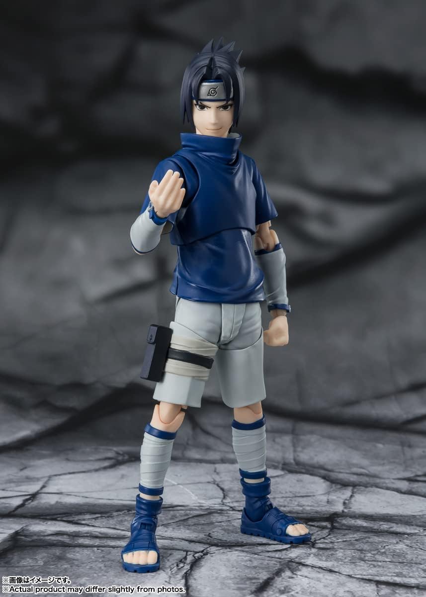 Detalle 2 de TAMASHII NATIONS S.H.Figuarts Sasuke Uchiha Action Figure with Accessories