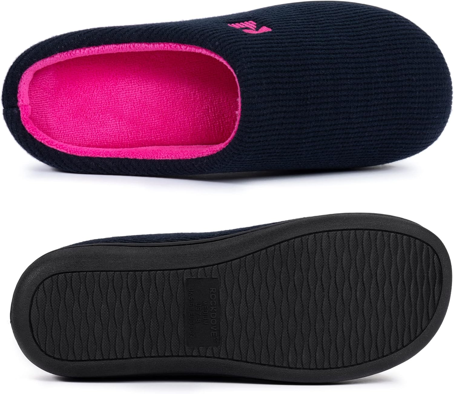Thumbnail 3 de RockDove Women's Original Two-Tone Memory Foam Slipper