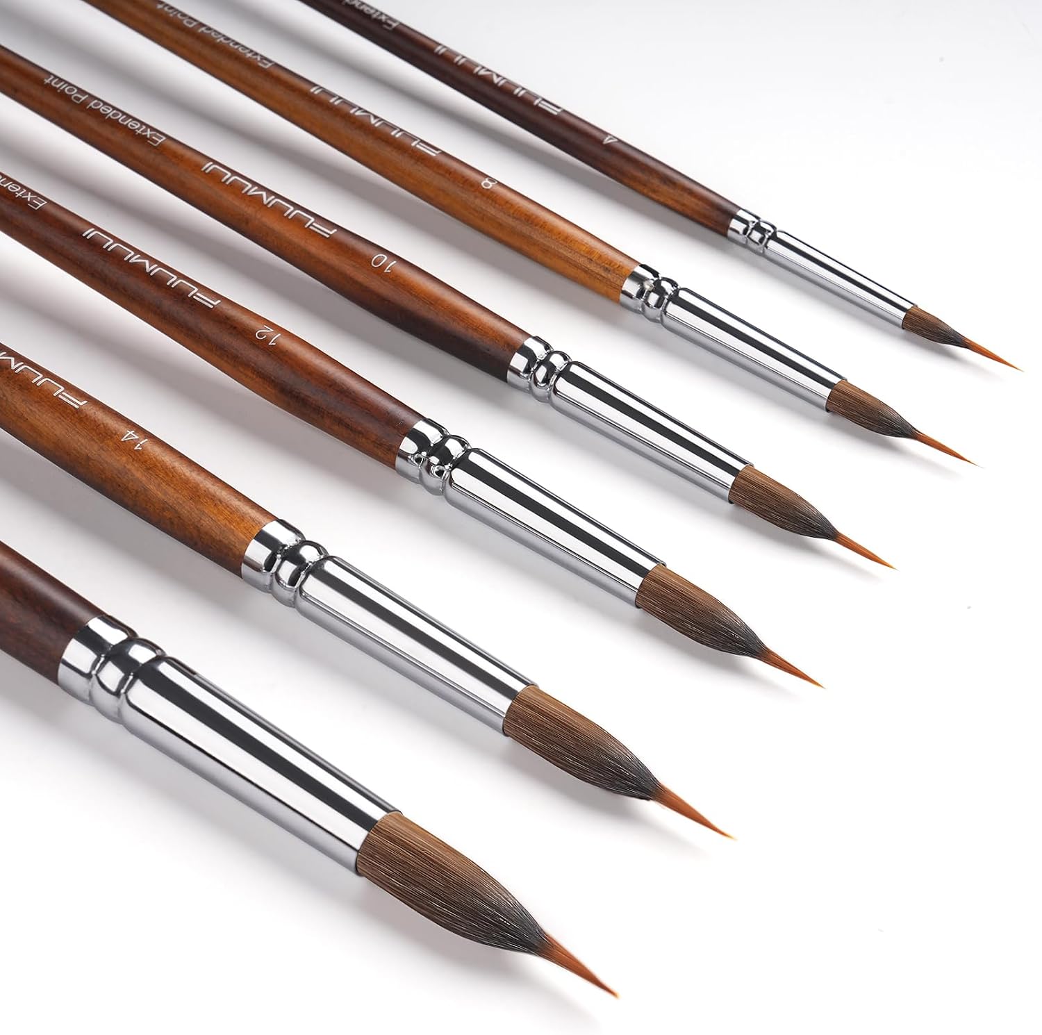 Detalle 2 de Fuumuui Watercolour Brushes, 6-Piece Set
