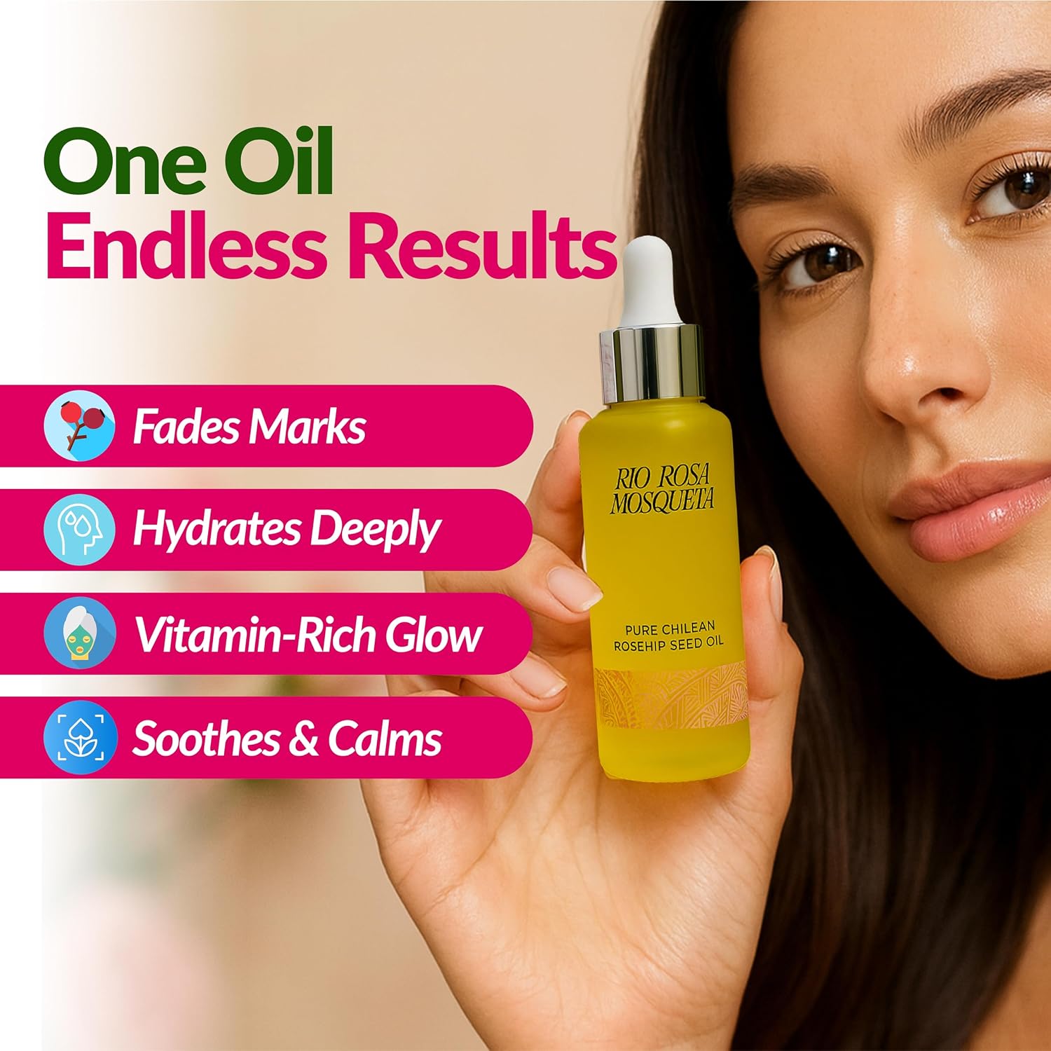 Thumbnail 2 de Rio Rosa Mosqueta Pure Rosehip Oil 20ml for Scars