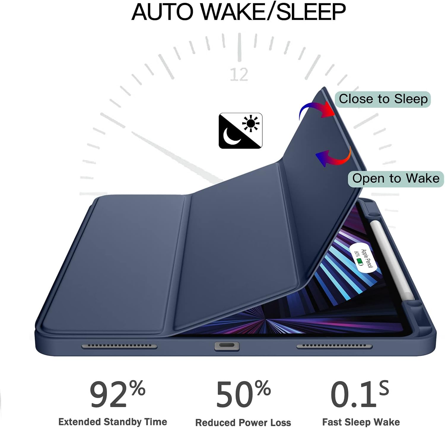 Thumbnail 4 de Vobafe iPad Pro 12.9 Case with Pencil Holder