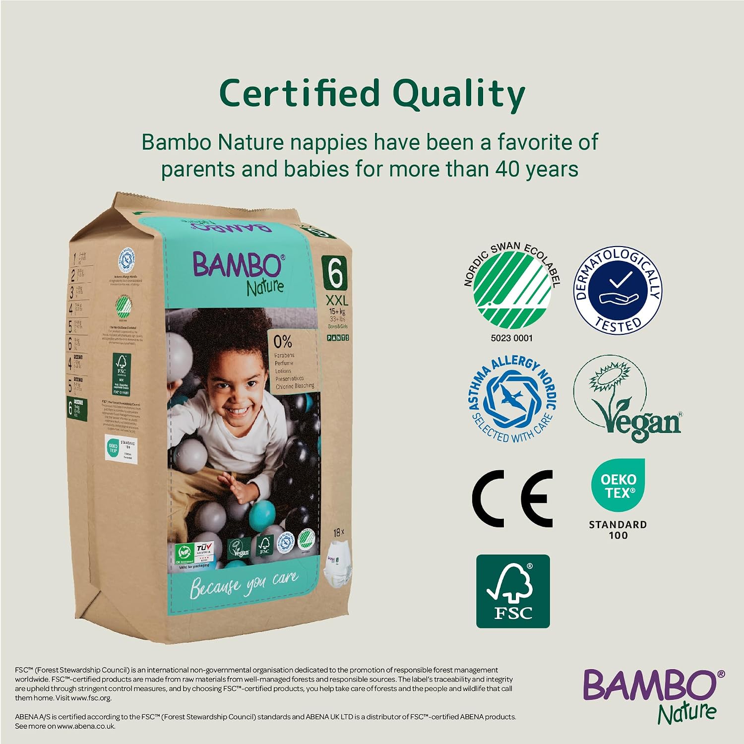 Detalle de Bambo Nature Premium Training Pants Size 6 (15+ kg) XXL – 90 Pack