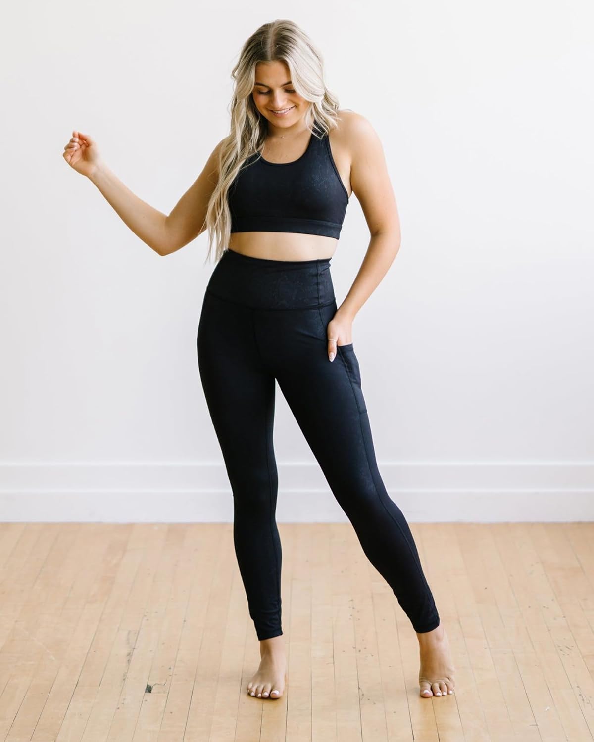 Thumbnail 1 de 3-Pack High Waisted Leggings with Pockets 🩳