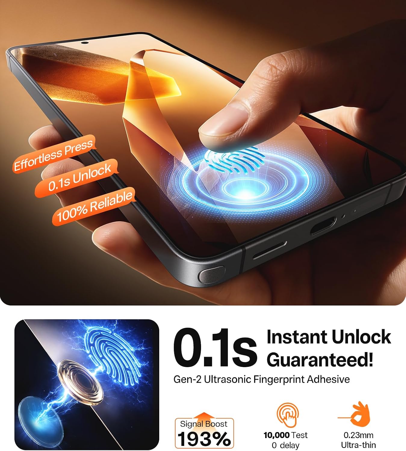 Thumbnail 3 de TORRAS S26 Ultra screen protector 2-pack