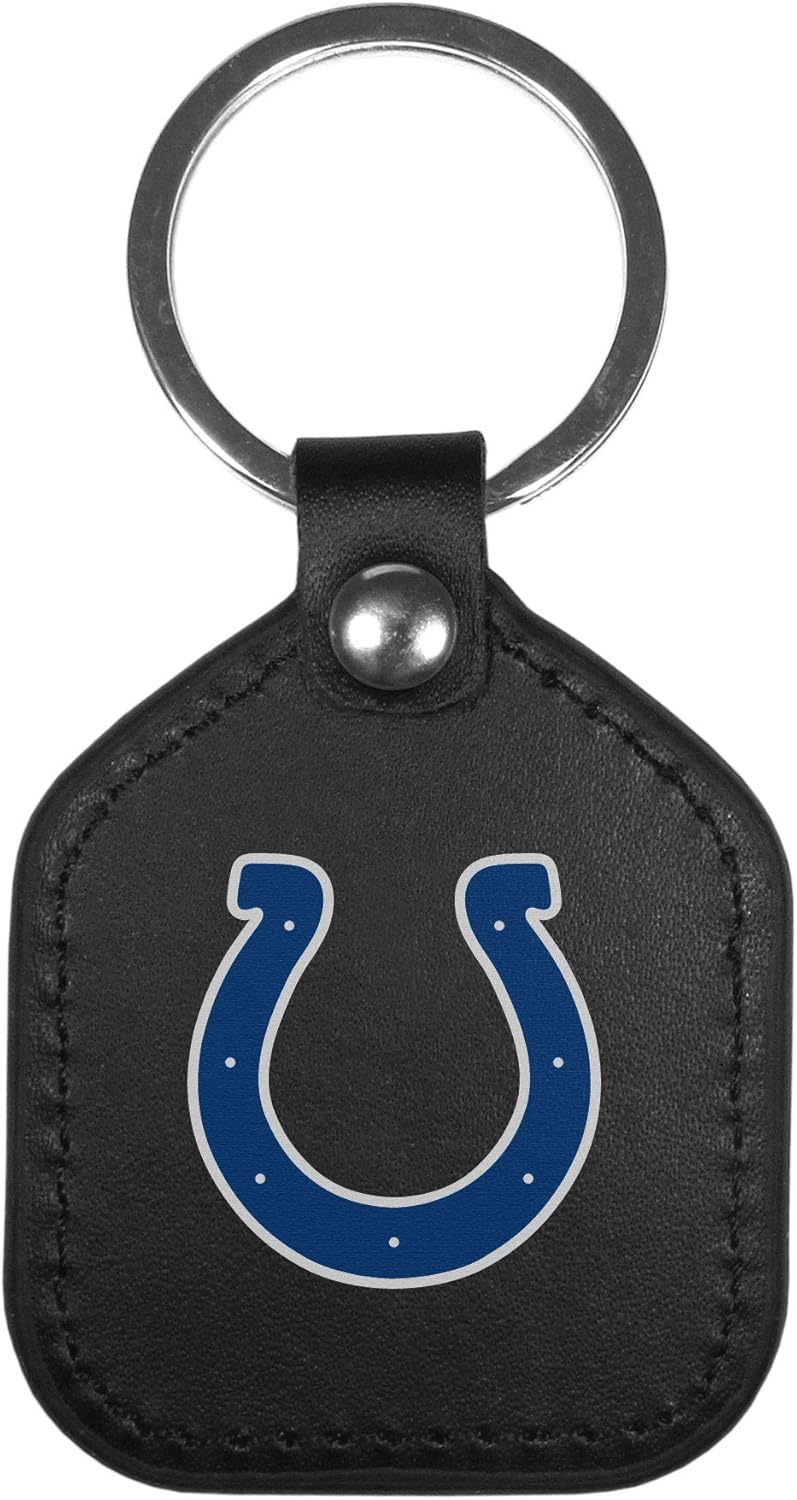 Detalle de Siskiyou Sports NFL Leather Square Key Chain with Baltimore Ravens Logo (Unisex)