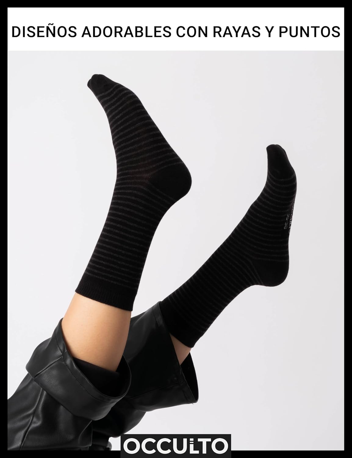 Detalle de Occulto Michaela pack 10 calcetines mujer
