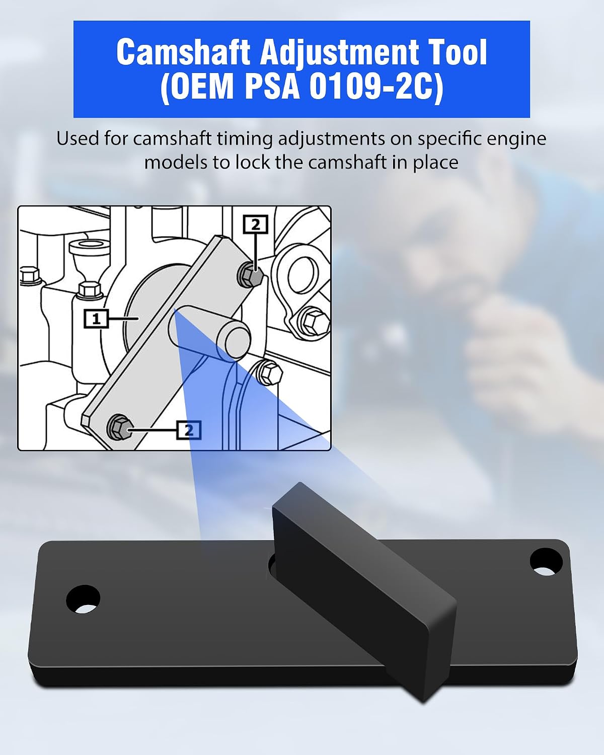 Thumbnail 6 de RUIZHI kit 8 pezzi strumenti per cinghia di distribuzione e fasatura motori PSA 1.0/1.2