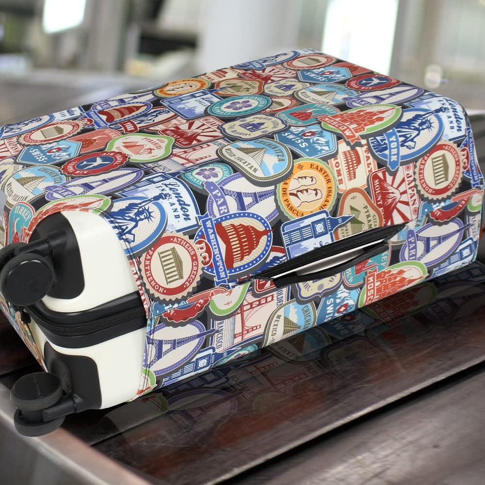 Thumbnail 5 de Explore Land Travel Luggage Cover (Suitcase Protector) – Fits 18–32 Inch Luggage