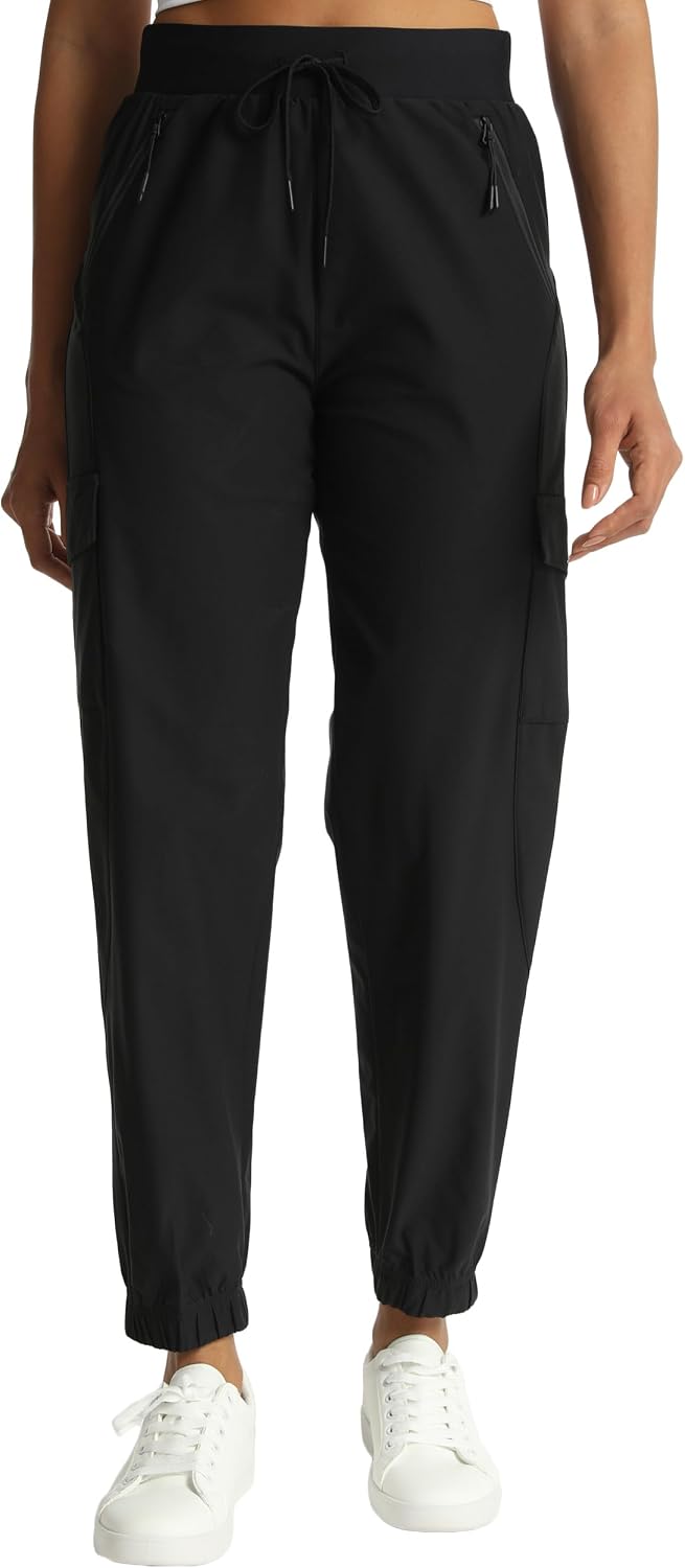 Detalle de Rrosseyz Women's Cargo Hiking Pants with 4 Pockets, Quick-Dry Water-Resistant Fabric