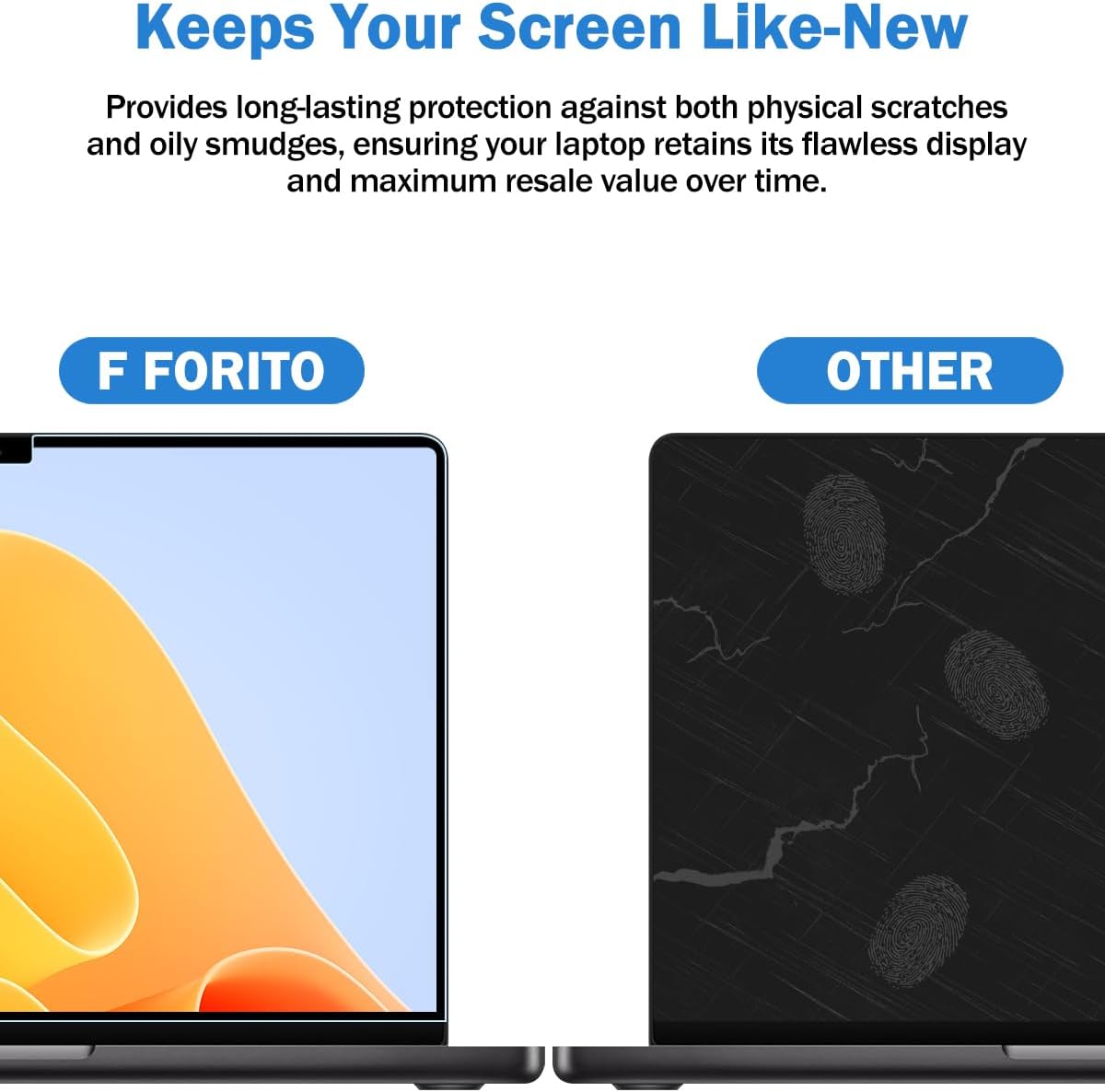 Detalle 1 de F FORITO Matte Laptop Screen Protector 16-Inch