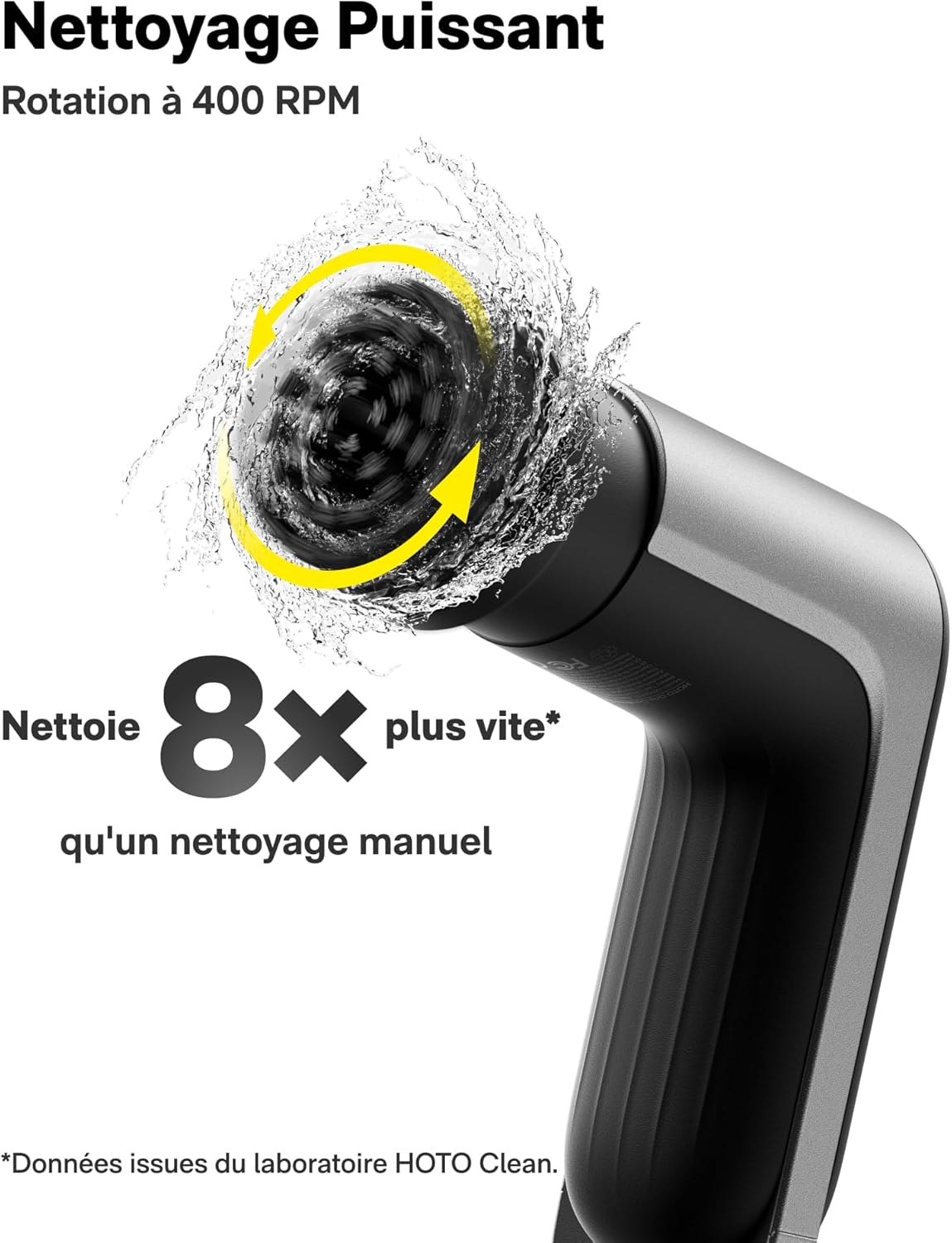 Thumbnail 1 de HOTO Grip™ Brosse Nettoyante Électrique IPX7, double vitesse, 6 têtes