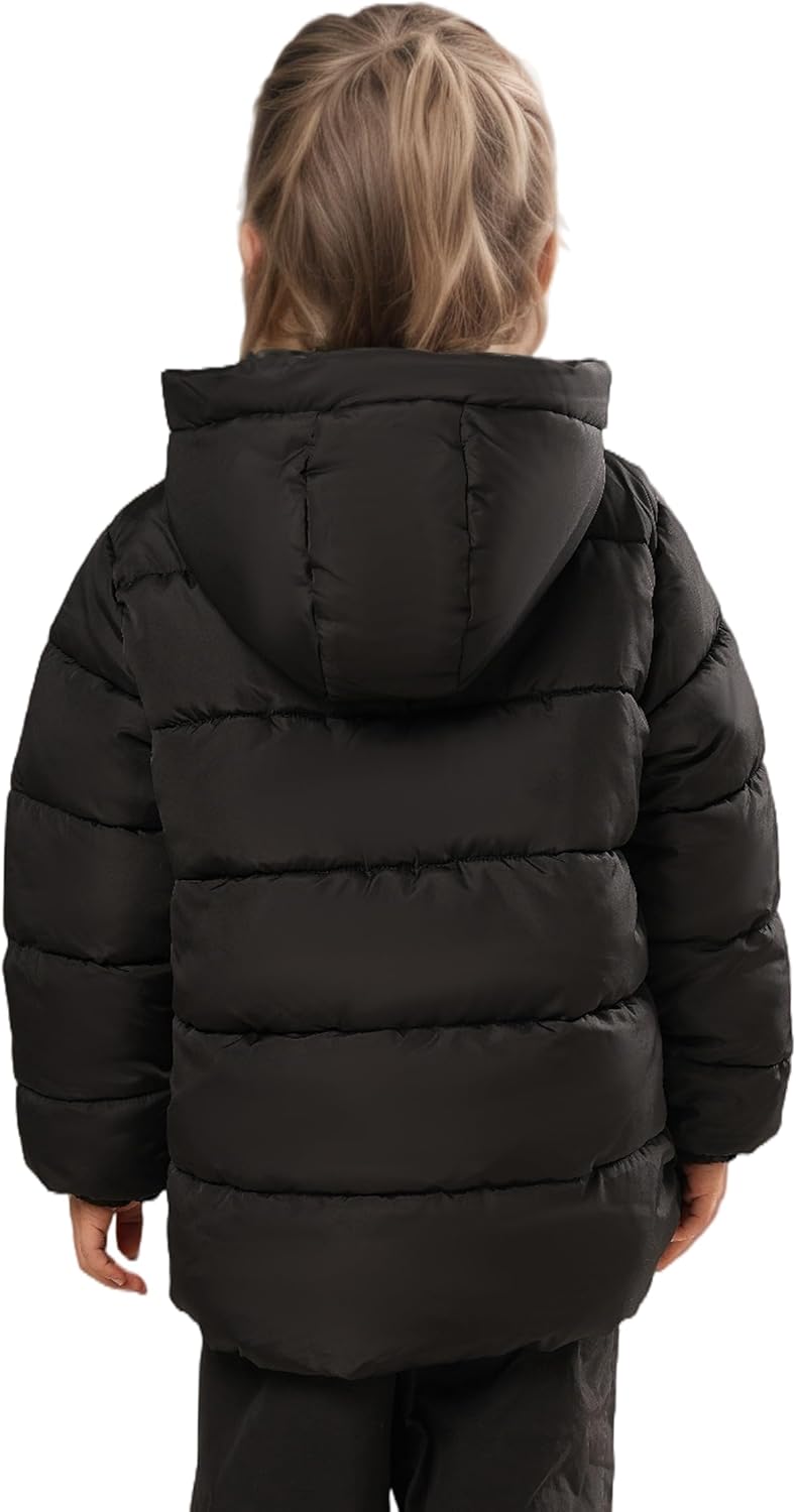 Thumbnail 2 de Sunny Sprout Manteau d'hiver avec capuche pour fillette – Doudoune épaisse doublée polaire et manches coupe-vent
