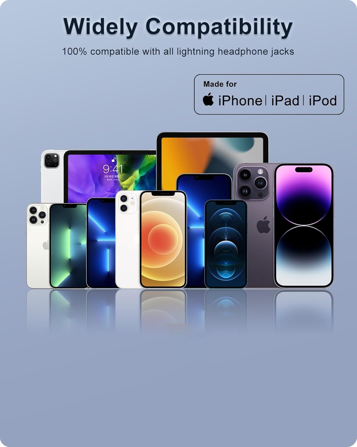 Thumbnail 5 de Kabelkopfhörer mit Mikrofon für iPhone – MFi-zertifiziert, kompatibel mit iPhone 14 bis 7