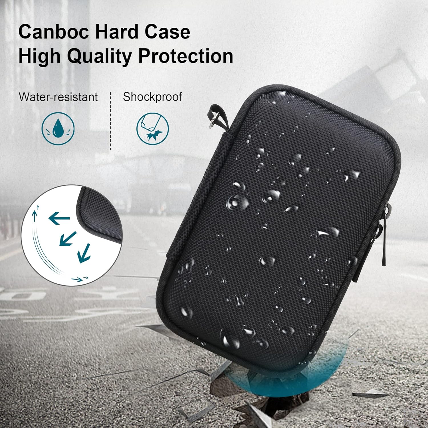 Thumbnail 3 de Canboc carrying case for OM System Tough TG-7 / Olympus TG-6 underwater camera (case only) – waterproof camera bag