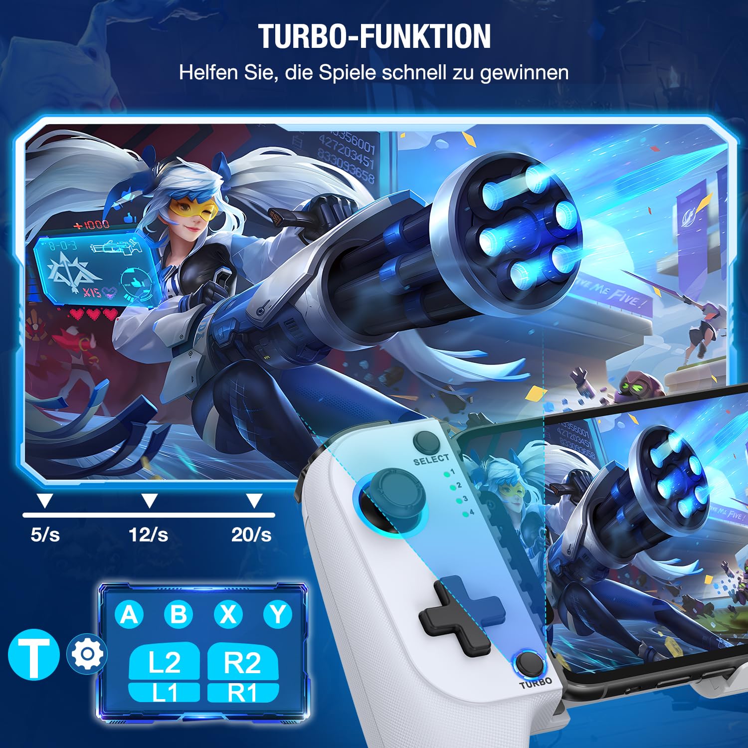 Detalle 2 de Handy-Controller für iPhone/Android mit 600 mAh