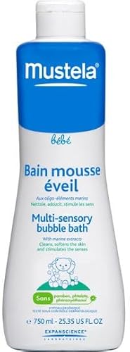 Detalle 2 de Mustela Multi Sensory Bubble Bath - Gel de Baño para bebés, 750 ml