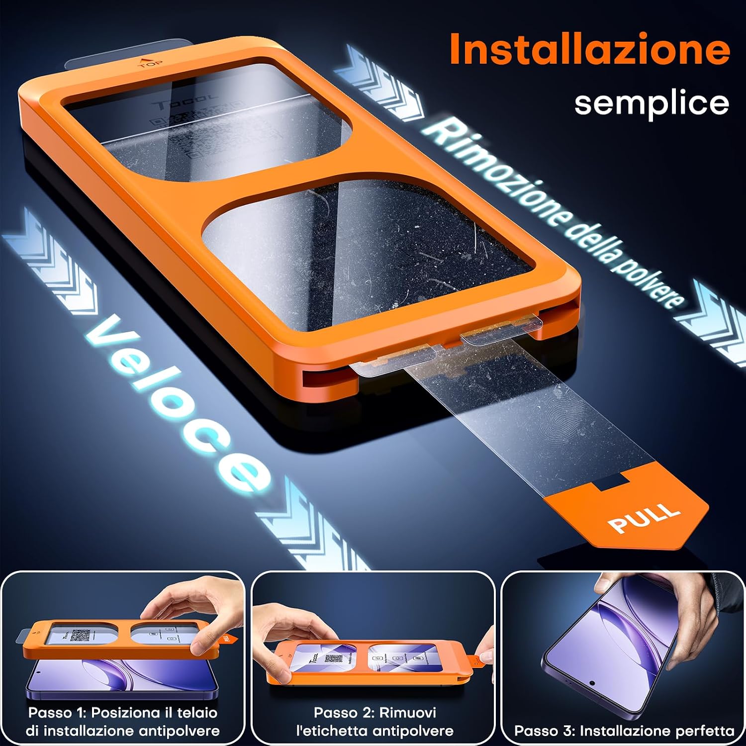 Detalle de Pellicola TOCOL 9H per Galaxy S24 Plus