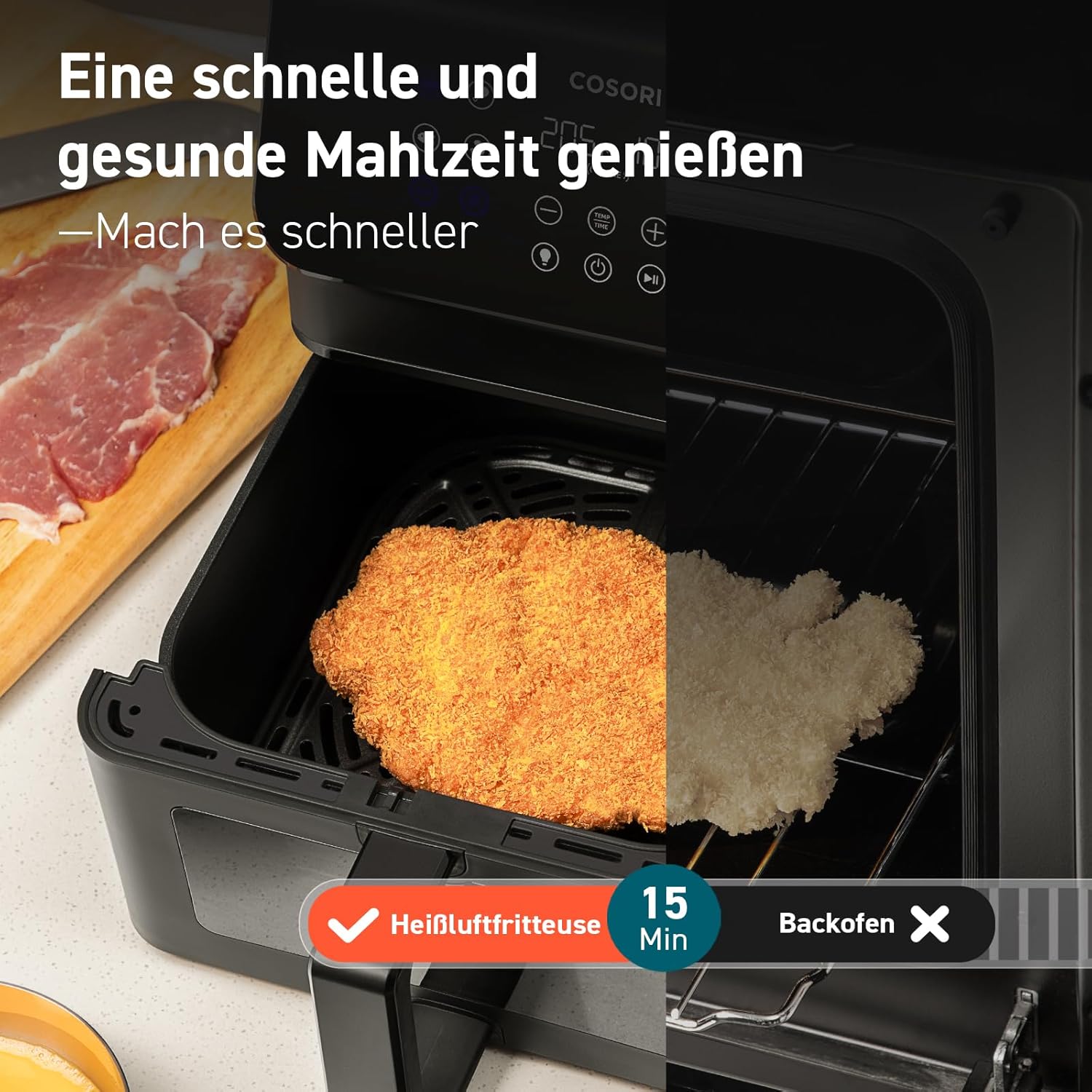 Thumbnail 4 de COSORI Airfryer Heißluftfritteuse 6,2L mit Sichtfenster 🍟