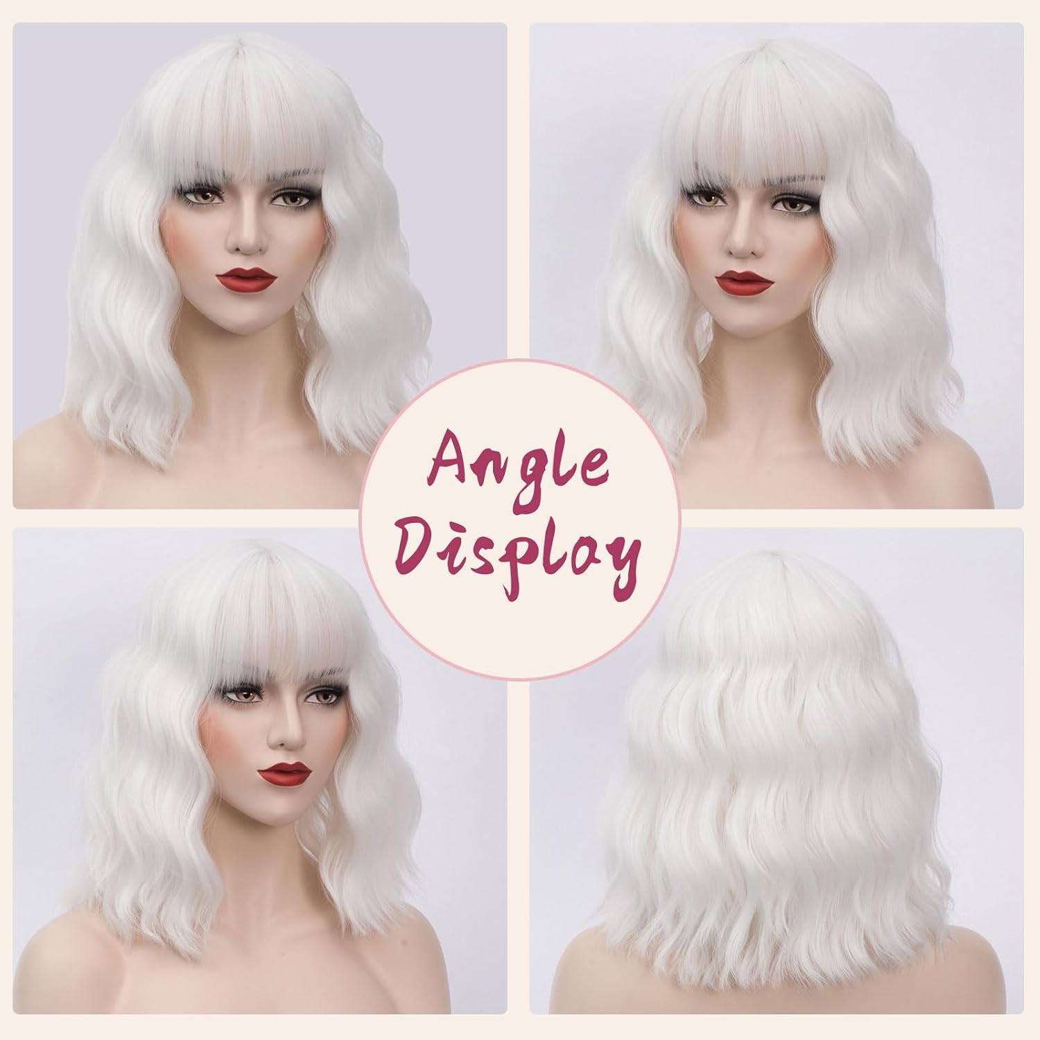 Detalle de Short Curly Wig 14-Inch
