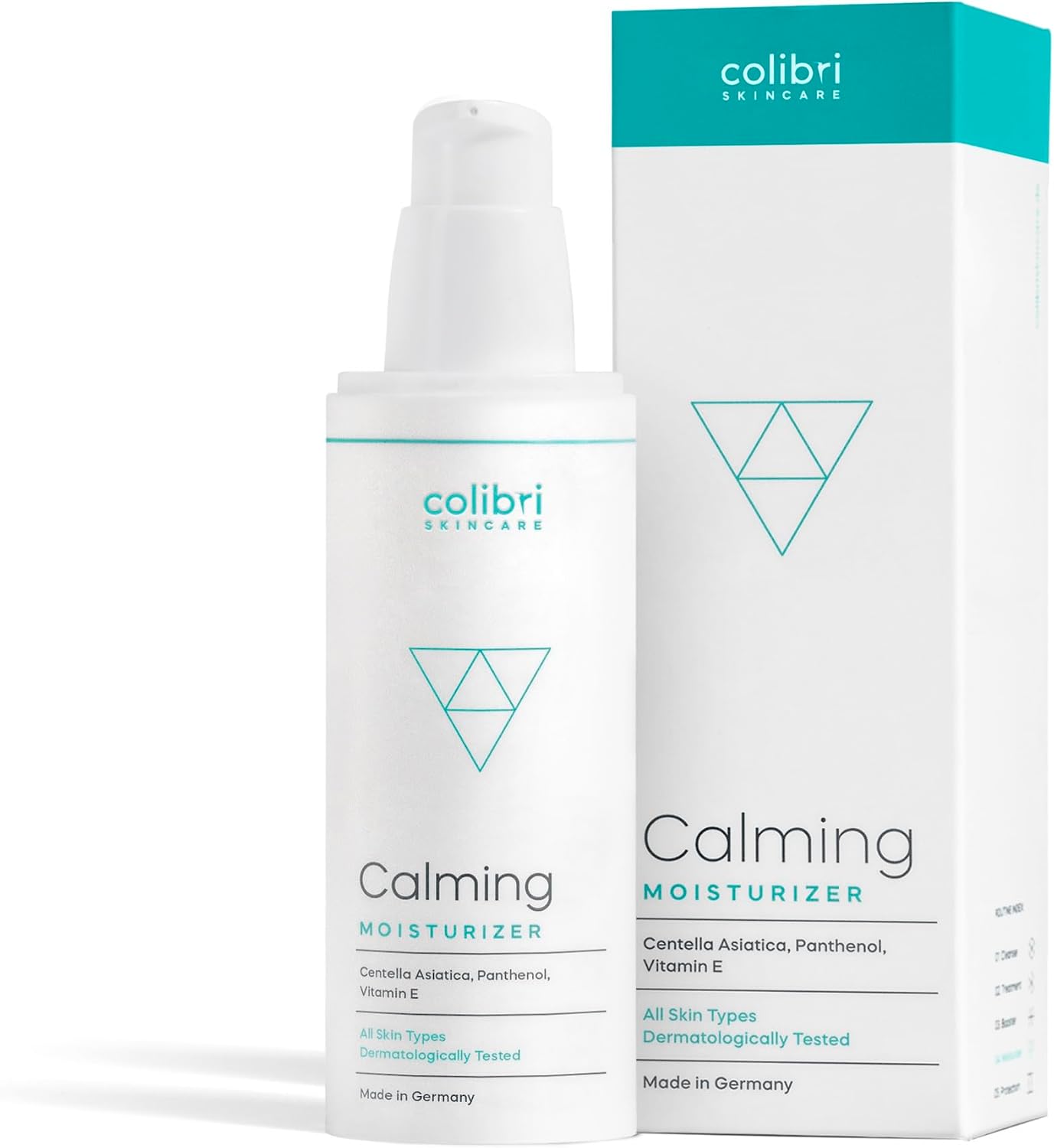Detalle de colibri skincare CALMING MOISTURIZER crema viso giorno con acido ialuronico (80 ml) calmante e idratante
