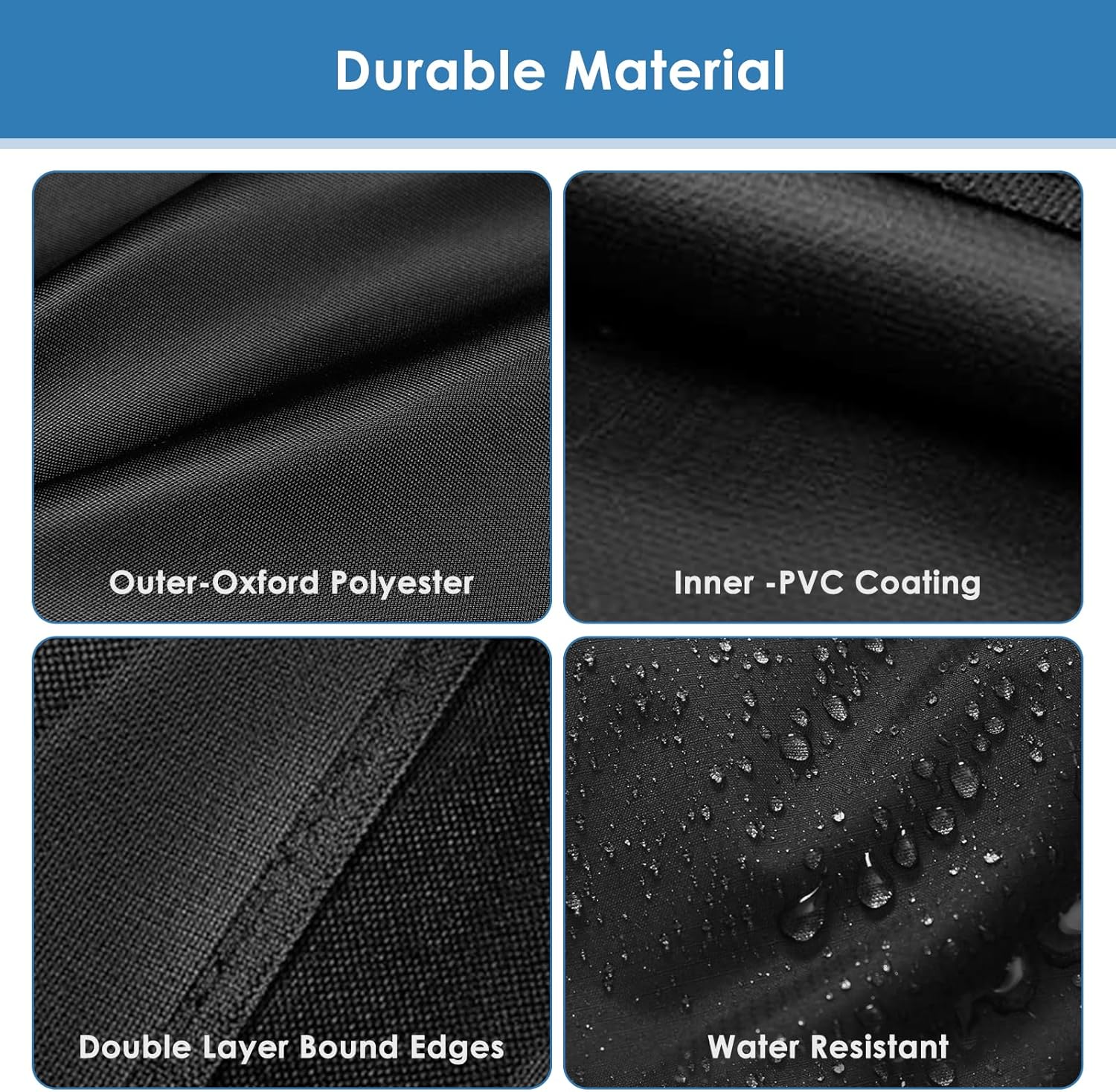 Detalle 2 de Blackhoso 20s 600D Grill Cover for Traeger Tailgater 20 Series
