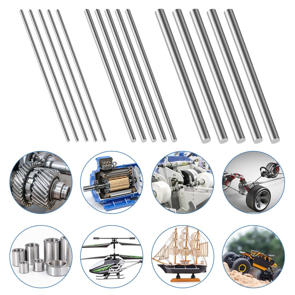 Thumbnail 6 de OFFCUP 3mm*300mm 10PCS Stainless Steel Round Rods, 304, 3mm x 300mm