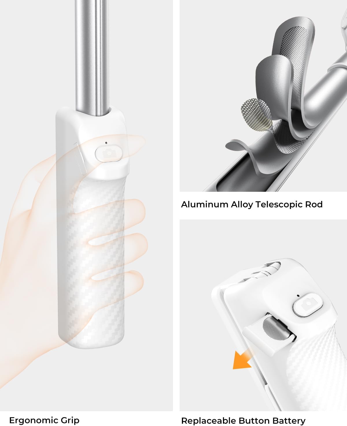 Detalle 1 de Selfie Stick with Wireless Remote