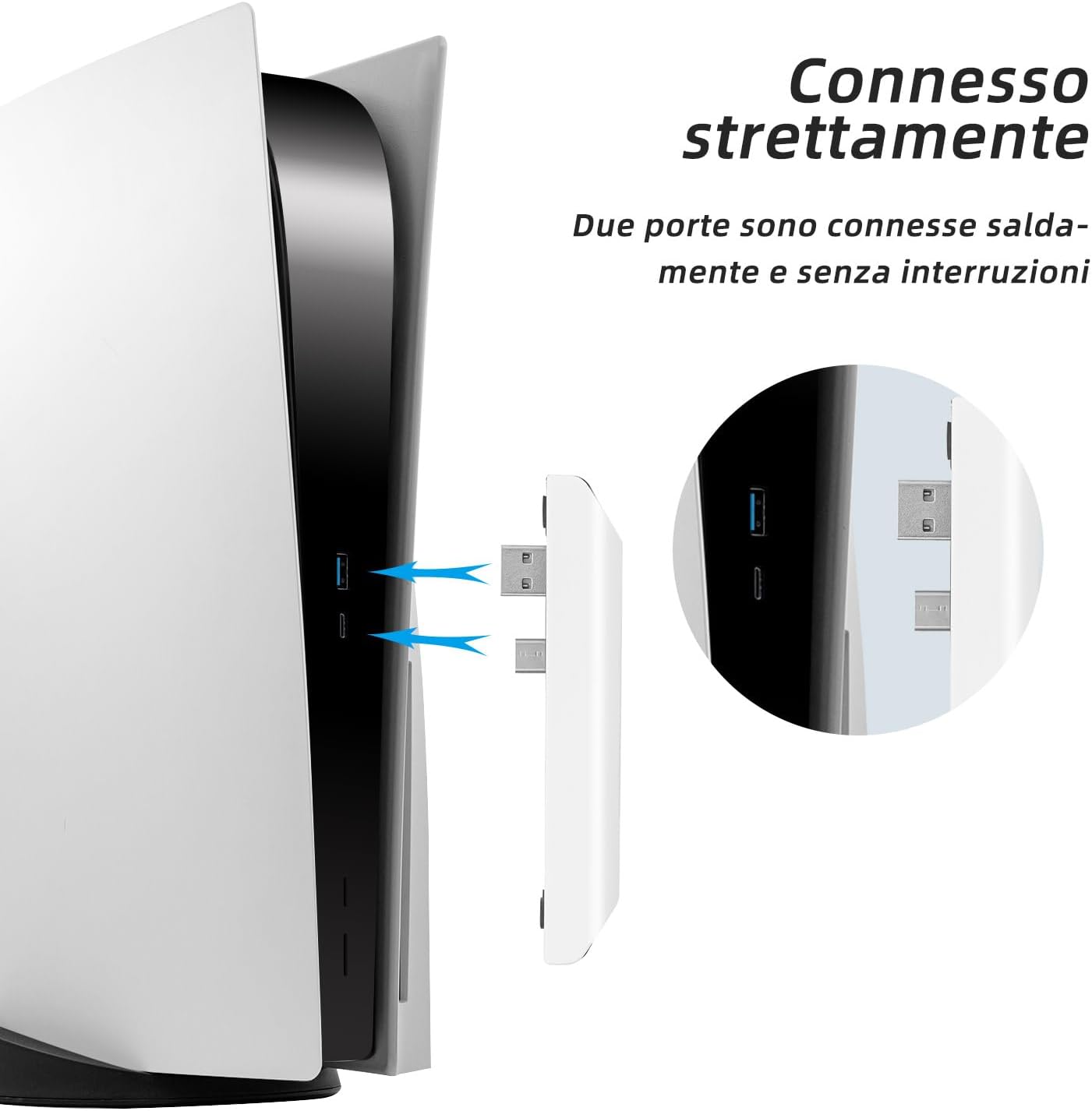 Thumbnail 3 de Mcbazel PS5 Console Hub 5 porte USB