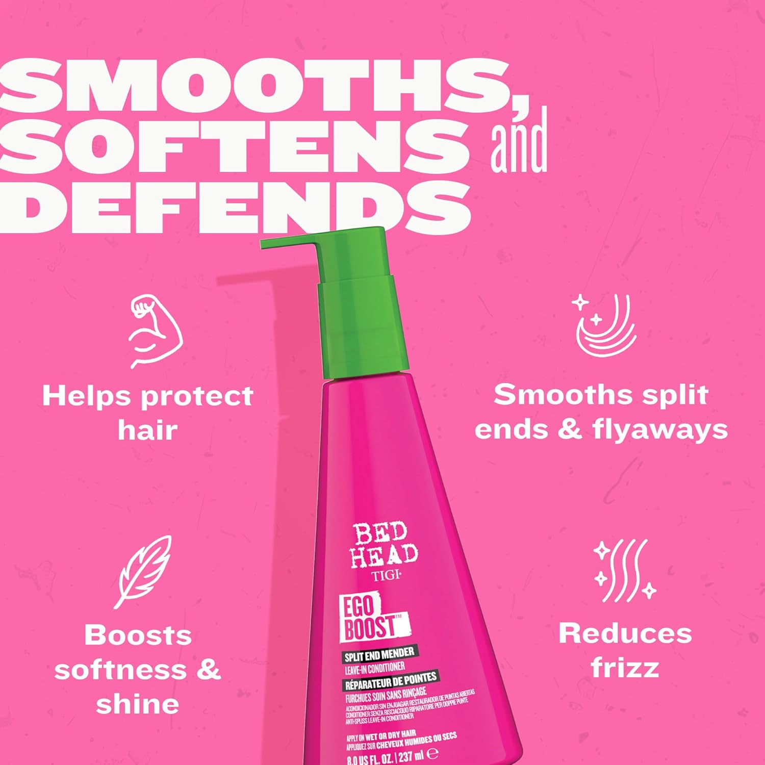 Detalle de Bed Head by TIGI Ego Boost 237 ml soin sans rinçage