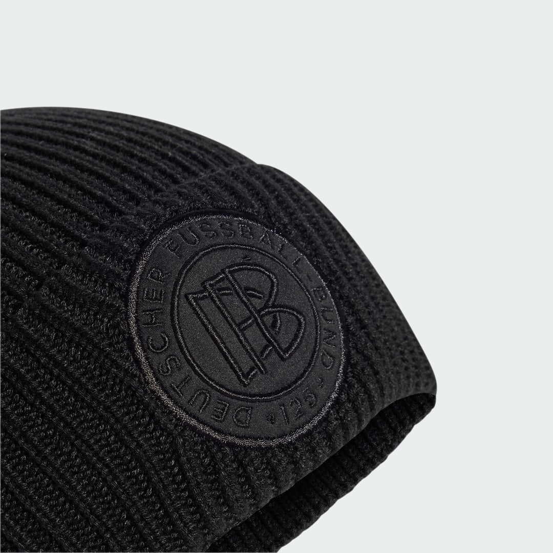 Detalle de Gorro Alemania Anniversary de Adidas (Negro)