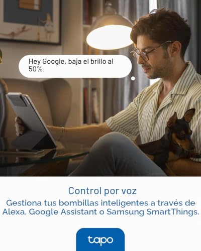 Thumbnail 7 de Tapo L430P: Bombilla inteligente WiFi de 16 millones de colores, regulable y con control por voz (E27)