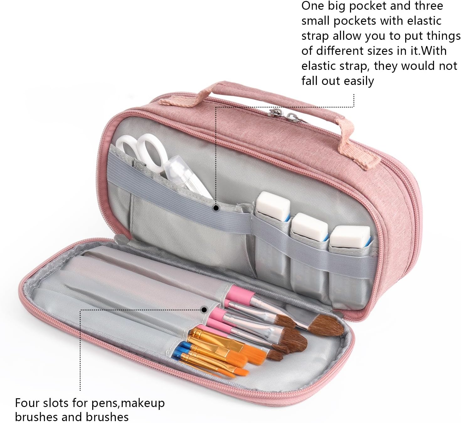 Thumbnail 2 de MOKANI Large Pencil Case 1L — pink pouch ✏️