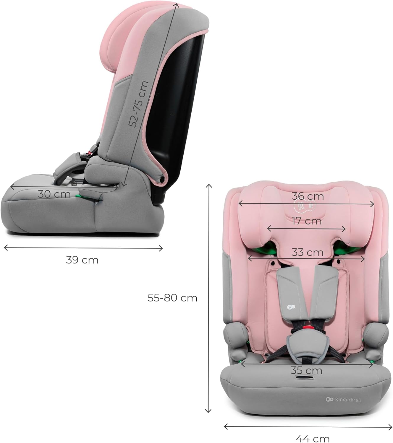 Thumbnail 6 de Kinderkraft I-COMFY: Seggiolino auto 76–150 cm con EASY GROW SYSTEM e protezione H-GUARD