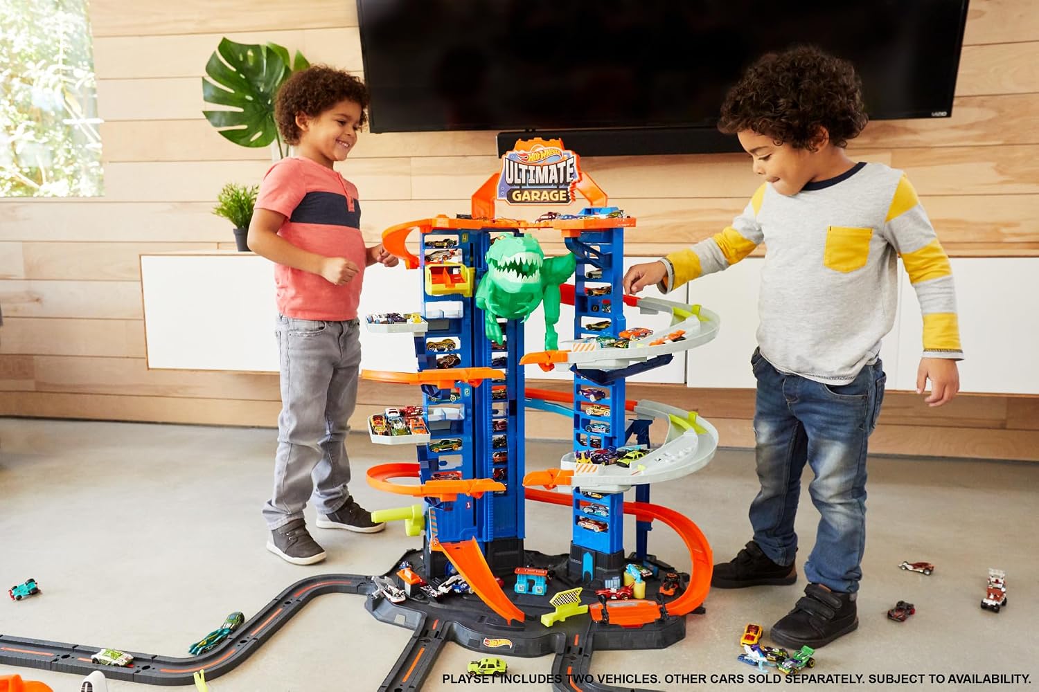 Detalle 2 de Hot Wheels Ultimate Garage: ¡Diversión en Pista!