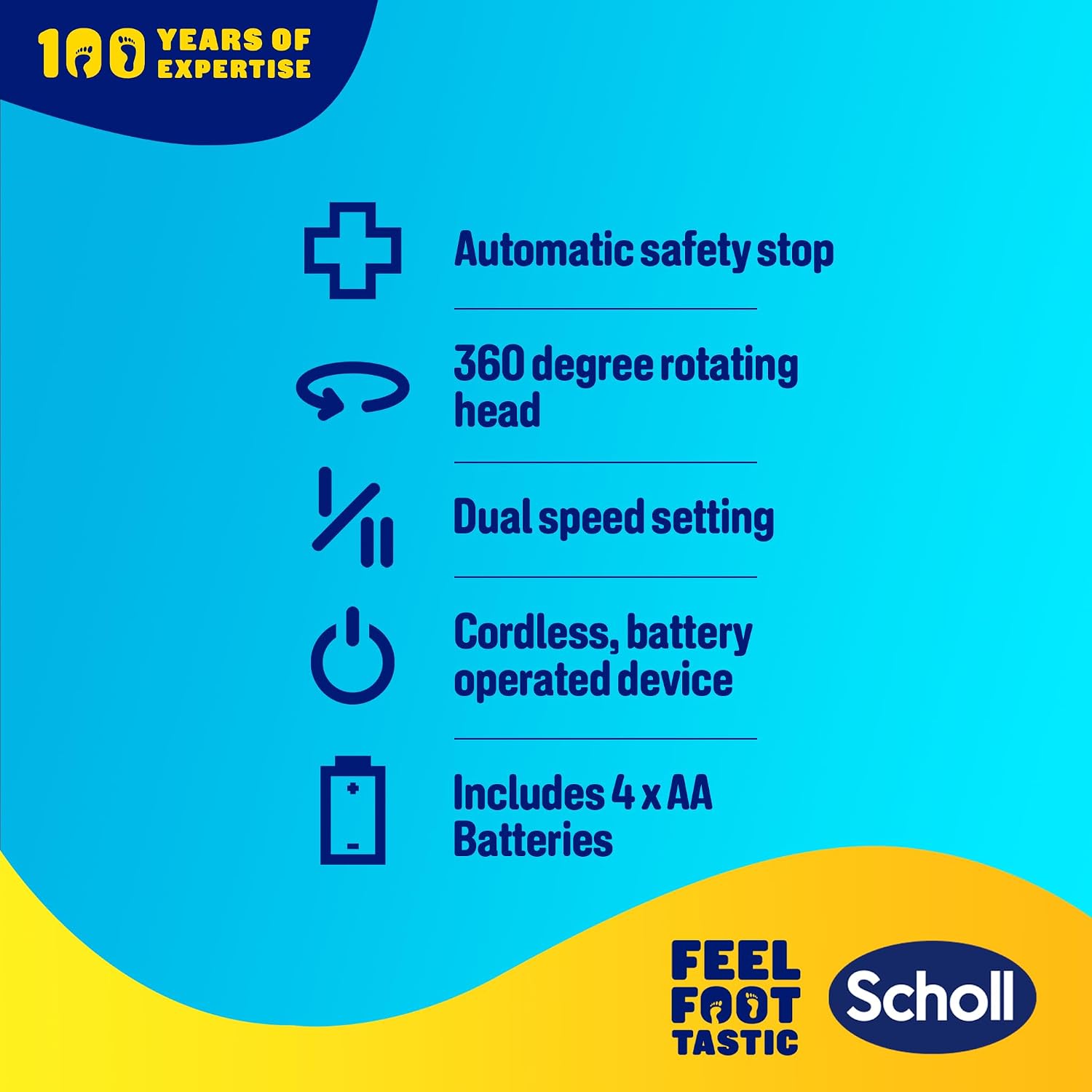 Thumbnail 6 de Scholl ExpertCare 2-in-1 File & Smooth, dual-speed electric foot file