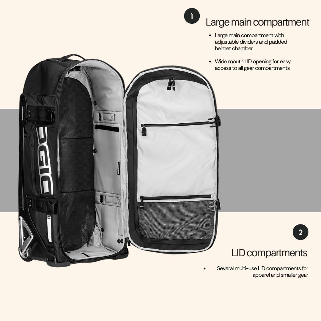 Detalle de OGIO Rig 9800 Trolley: grande capacità e versatilità in viaggio