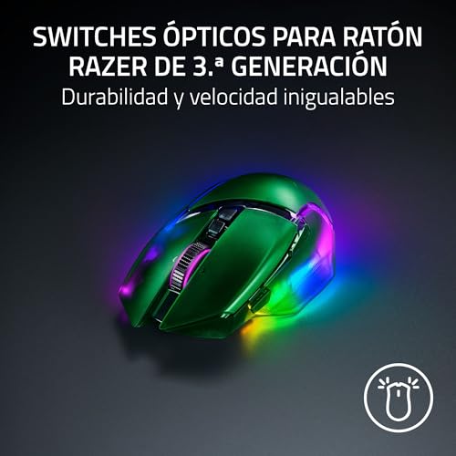 Thumbnail 6 de Razer Basilisk V3 Pro Phantom Green — ratón gaming 35K dpi 🖱