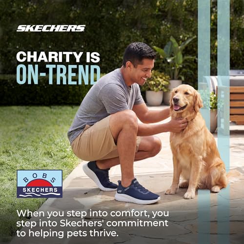 Thumbnail 4 de Skechers Men's Bobs Squad Chaos Daily Hype Trainer – Navy (UK 9)