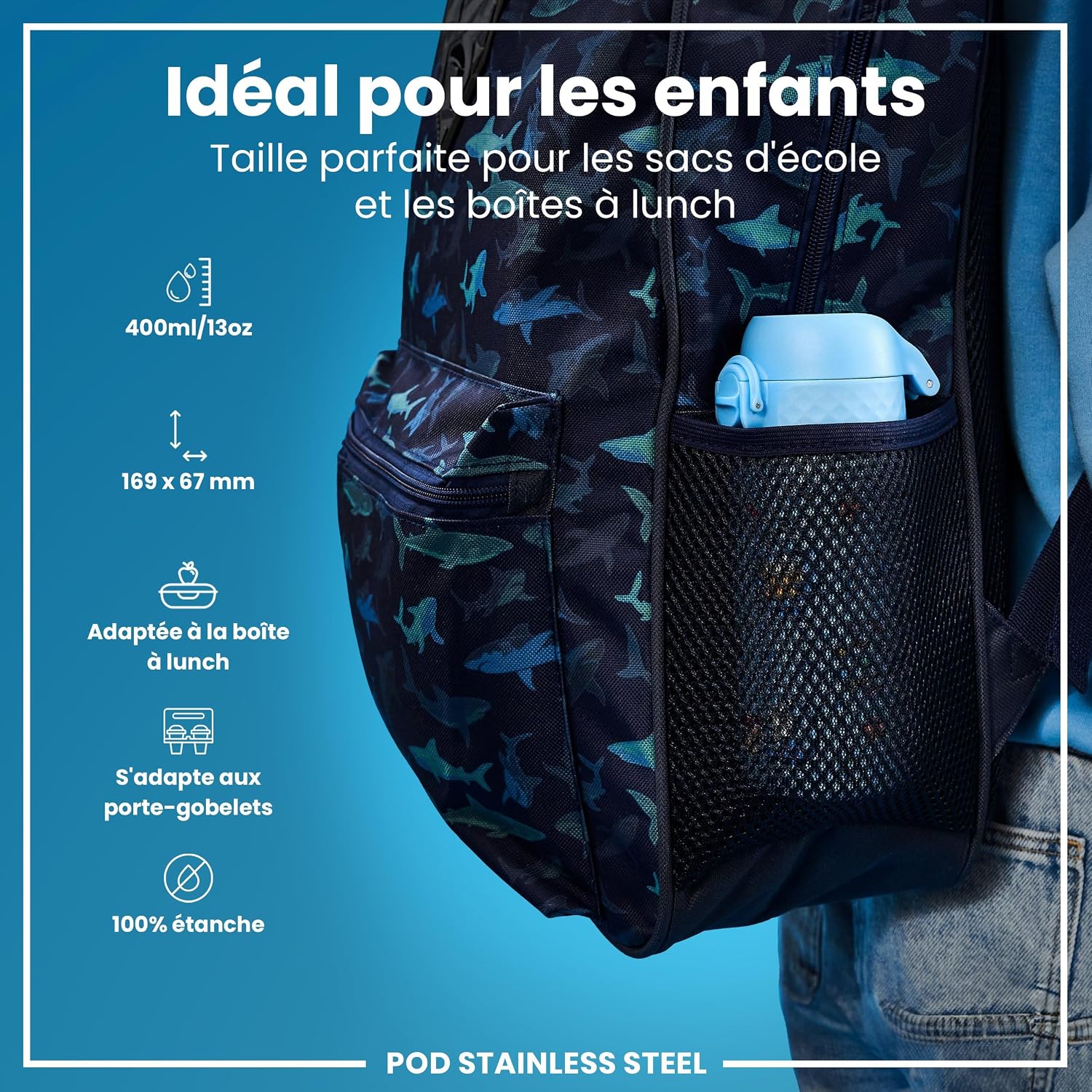 Thumbnail 1 de Ion8 Gourde Enfant 400ml 🚰