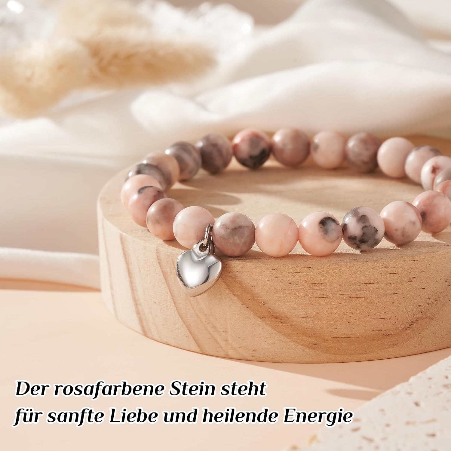 Detalle de POWWA Naturstein Armband 18 cm