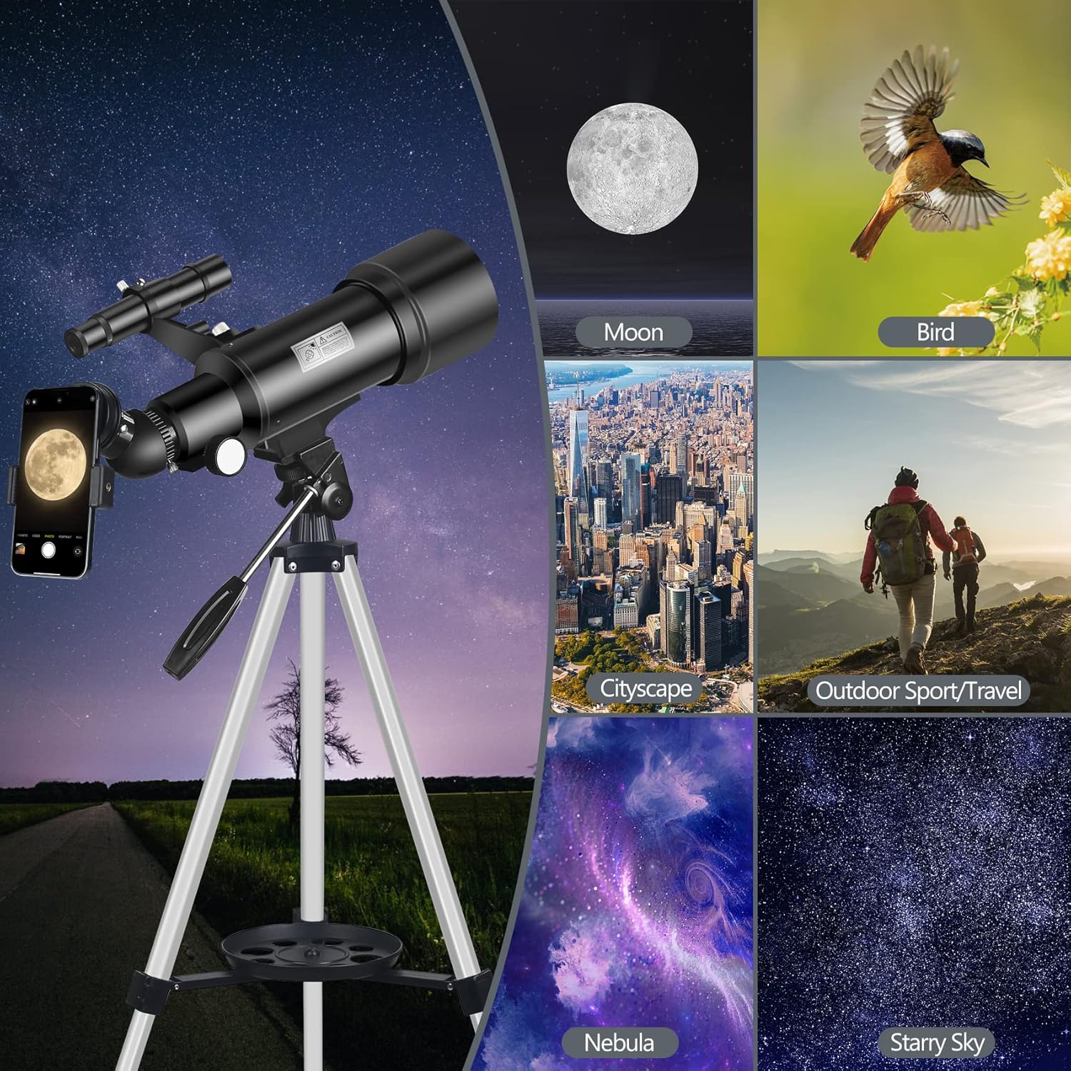 Thumbnail 5 de Misilmp 70mm Refractor Telescope for Beginners
