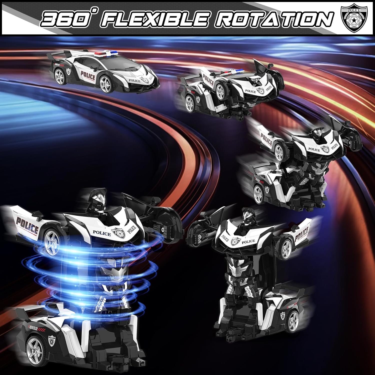 Detalle 2 de BLUEJAY Transform RC Car 1:18 2.4GHz