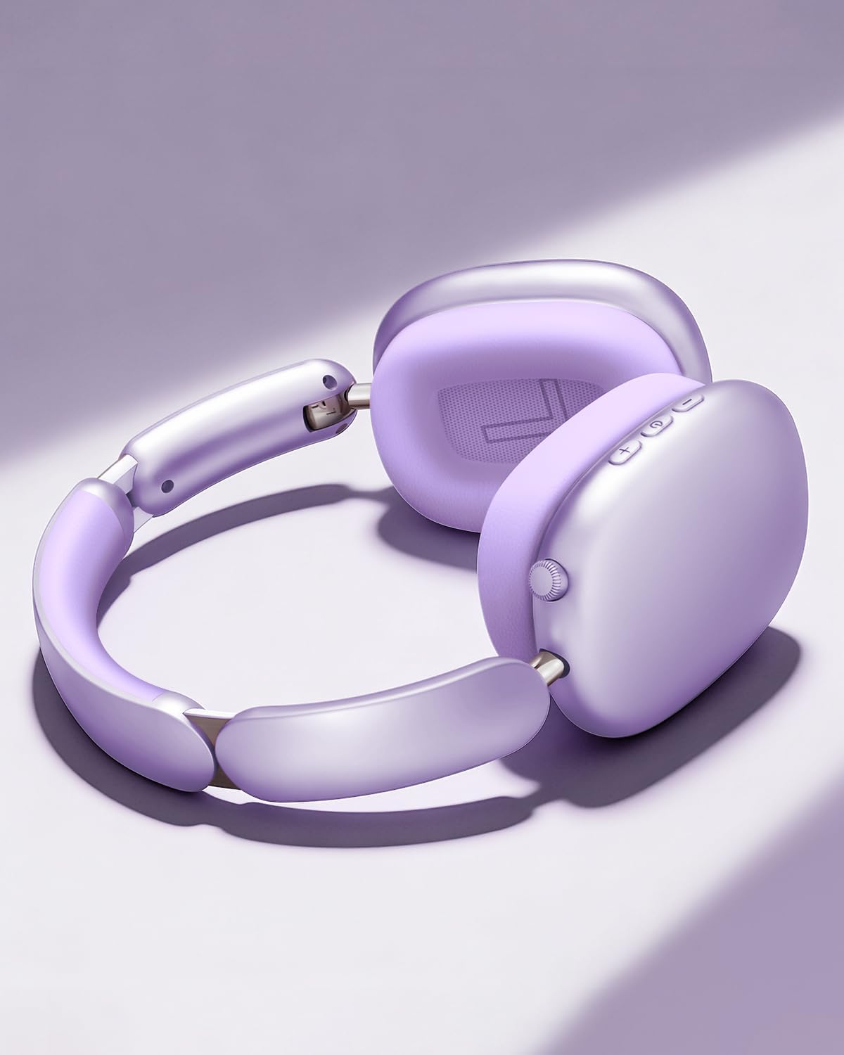 Thumbnail 1 de Wentronic Y02 Active Noise Cancelling Headphones – Wireless Over-Ear, Bluetooth 5.4, 60H Playback, Foldable & Travel-Ready (Purple)