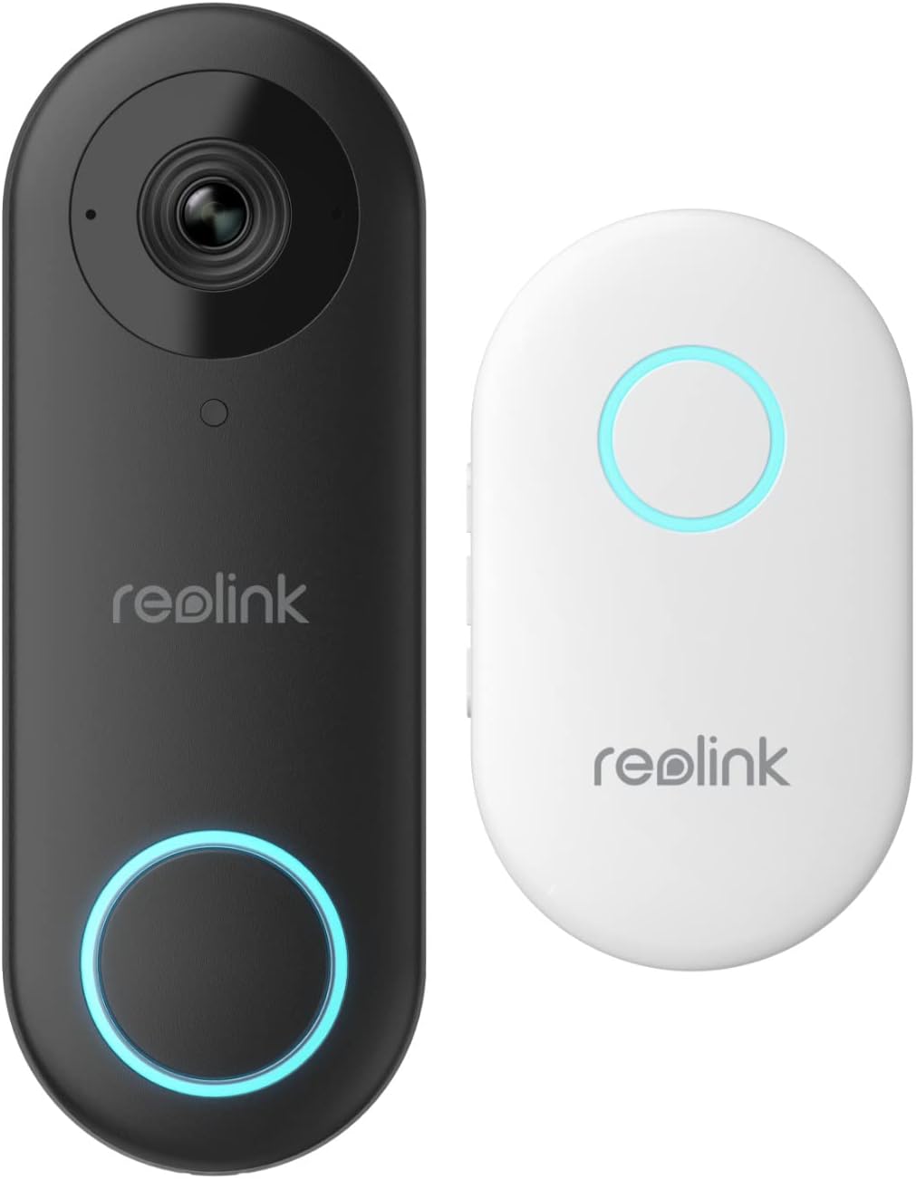 Detalle de Reolink 5MP Video-Türklingel PoE mit Chime – UHD, 180° Ultraweitwinkel, Humanoid-Erkennung, wasserdicht, Alarme, NVR-kompatibel (Generalüberholt)